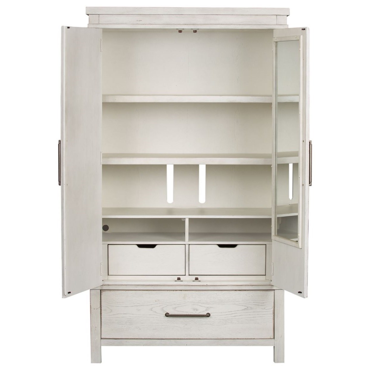 Liberty Furniture Modern Farmhouse 406WBRARM Contemporary 2Door